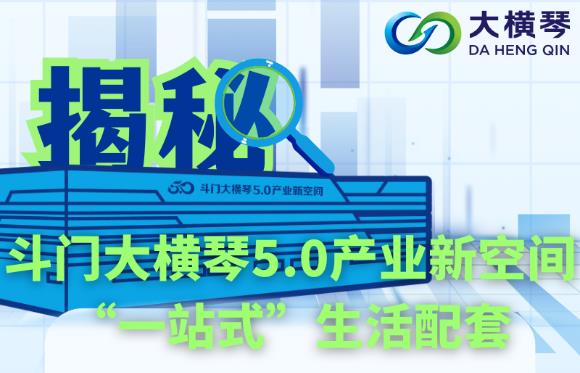多圖直擊！揭秘斗門大橫琴5.0產業(yè)新空間“一站式”生活配套